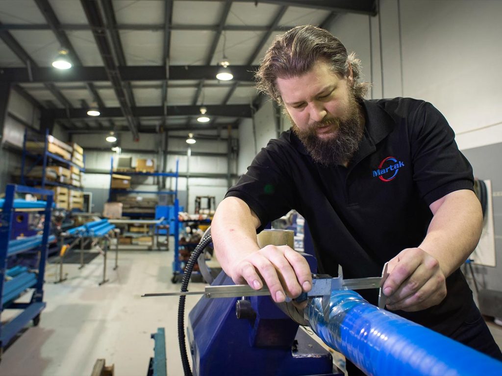 Martak custom made roller services refurbishment in Canada